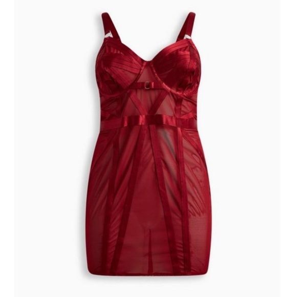 TORRID NWT Cut Out Strappy Chemise - Picture 4 of 5